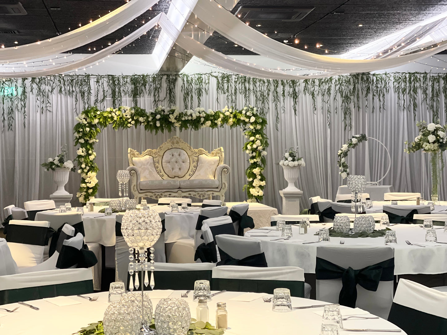 Wedding setup at Hotel Ashburton