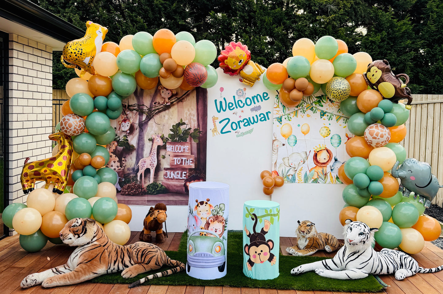 Wild one birthday/ Jungle/safari theme birthday setup