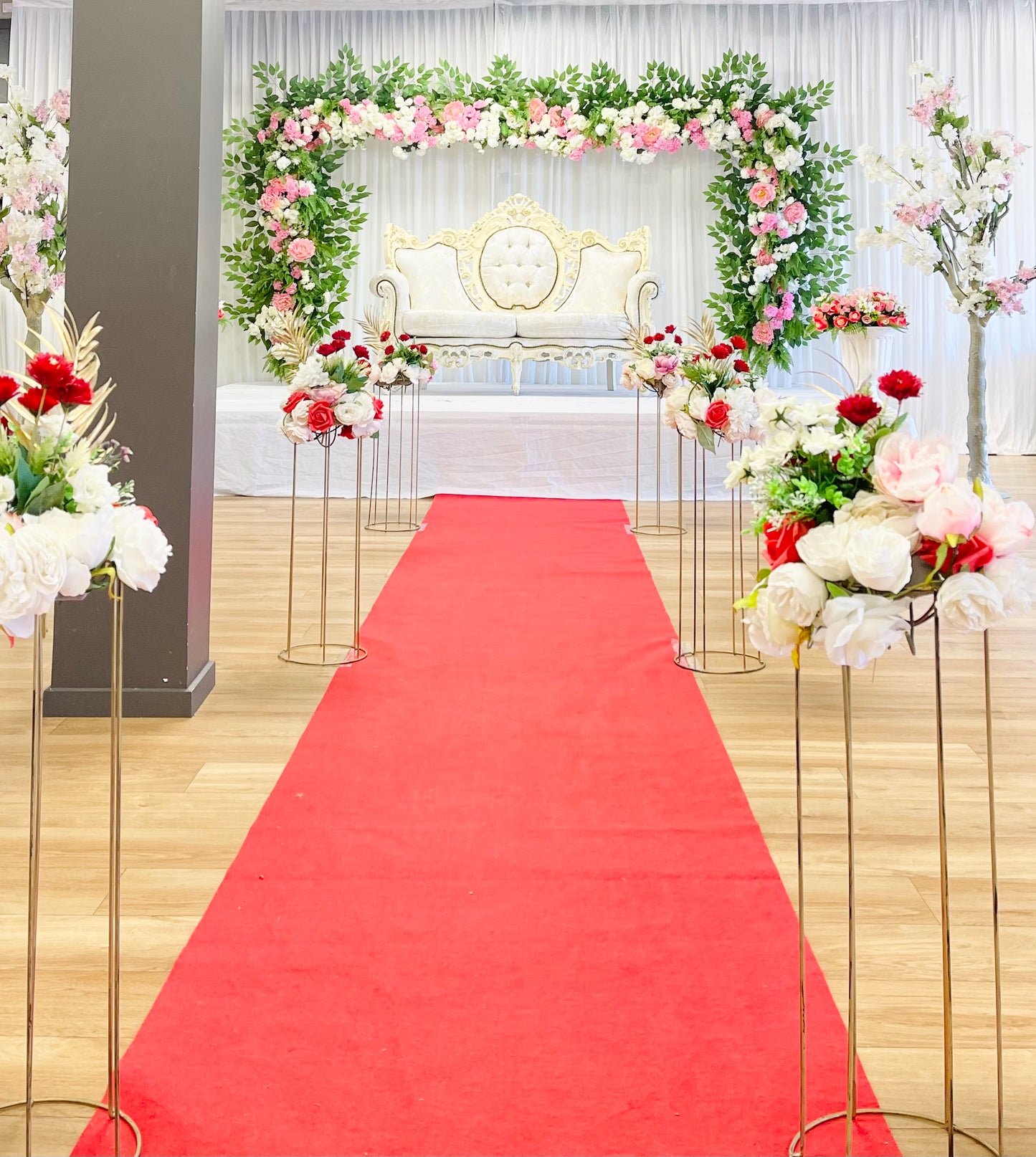 Indian Wedding Reception setup