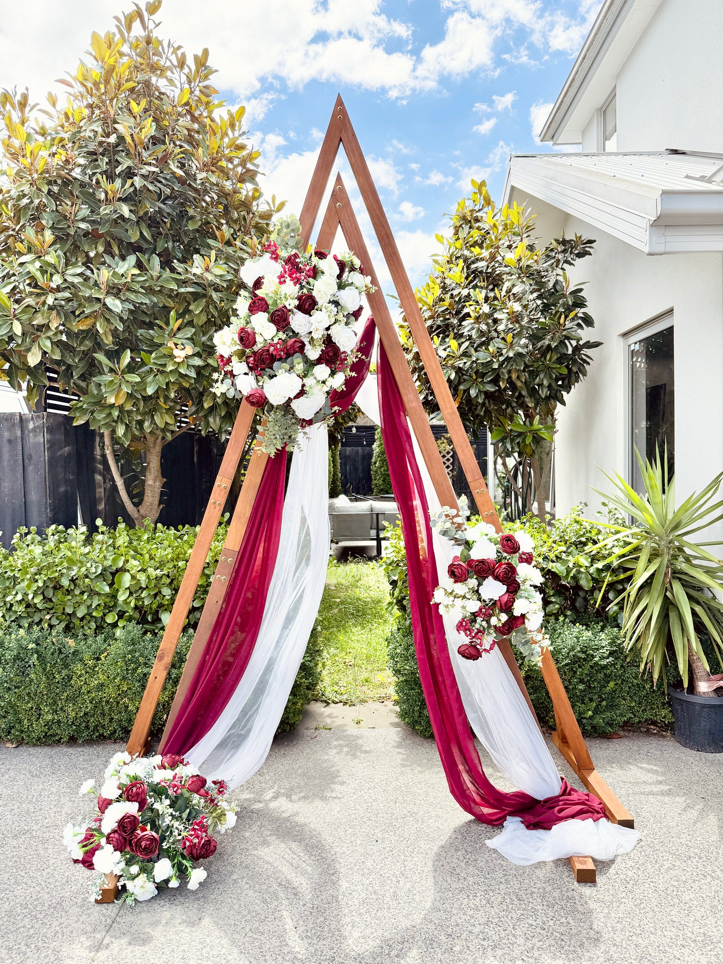 Wine and Whispers (Wedding arch)