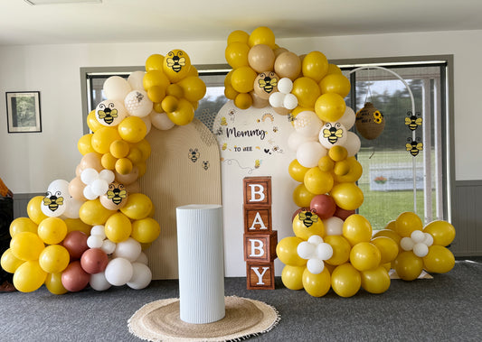 Bee themed baby shower Babee shower for mom to bee