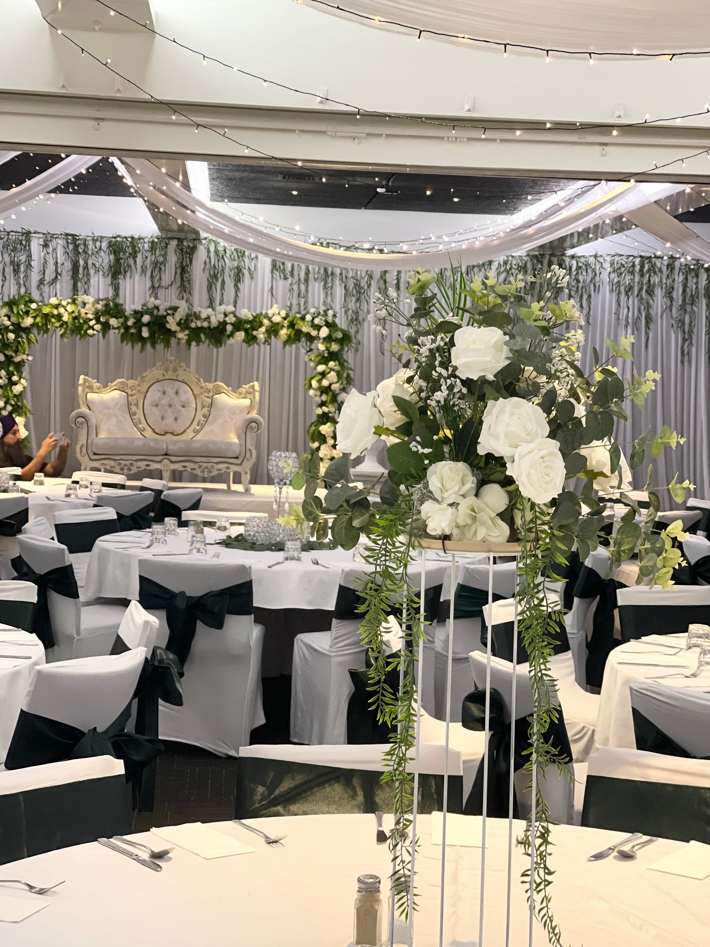 Wedding setup at Hotel Ashburton