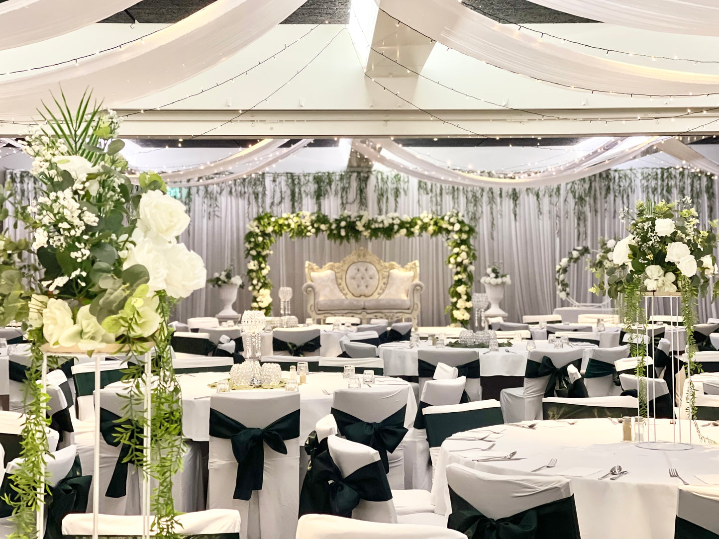 Wedding setup at Hotel Ashburton