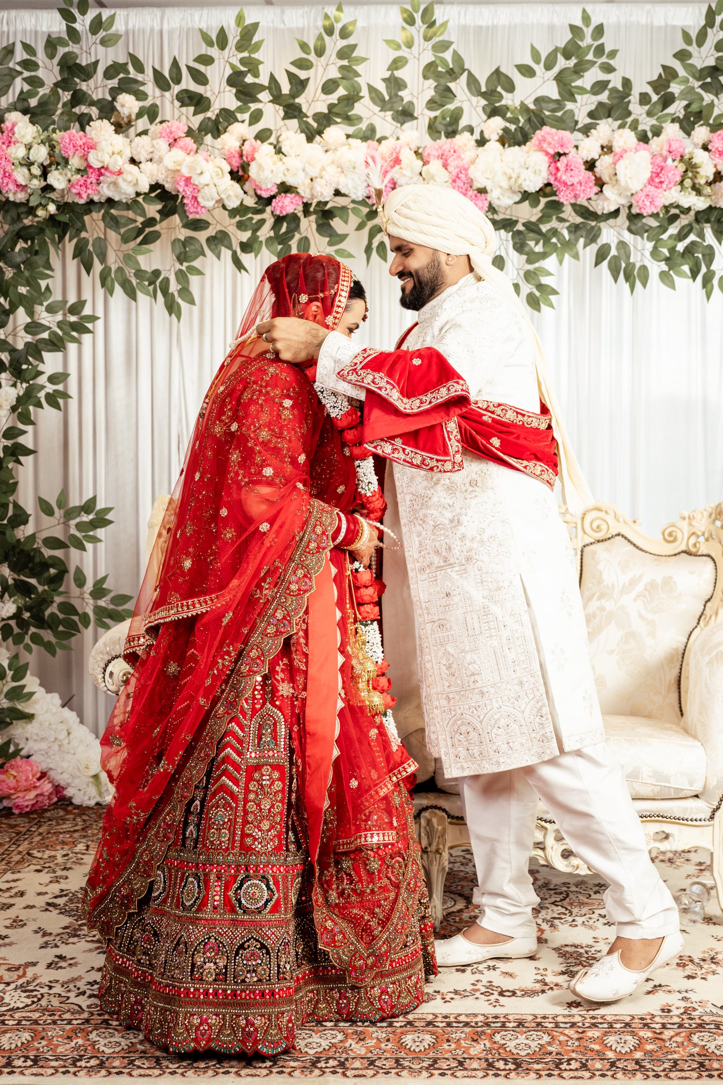 Indian Wedding Reception setup