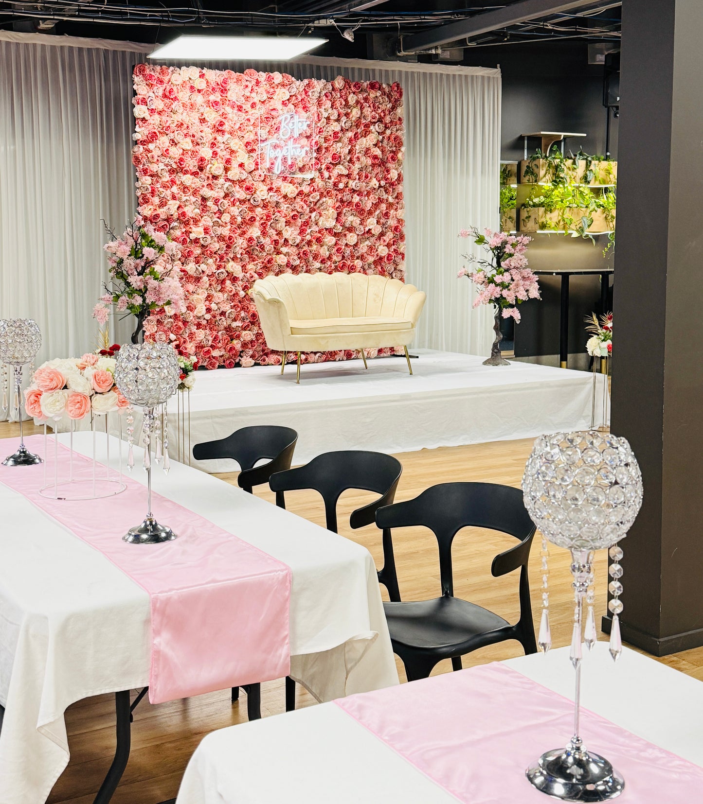 Indian Wedding Reception setup