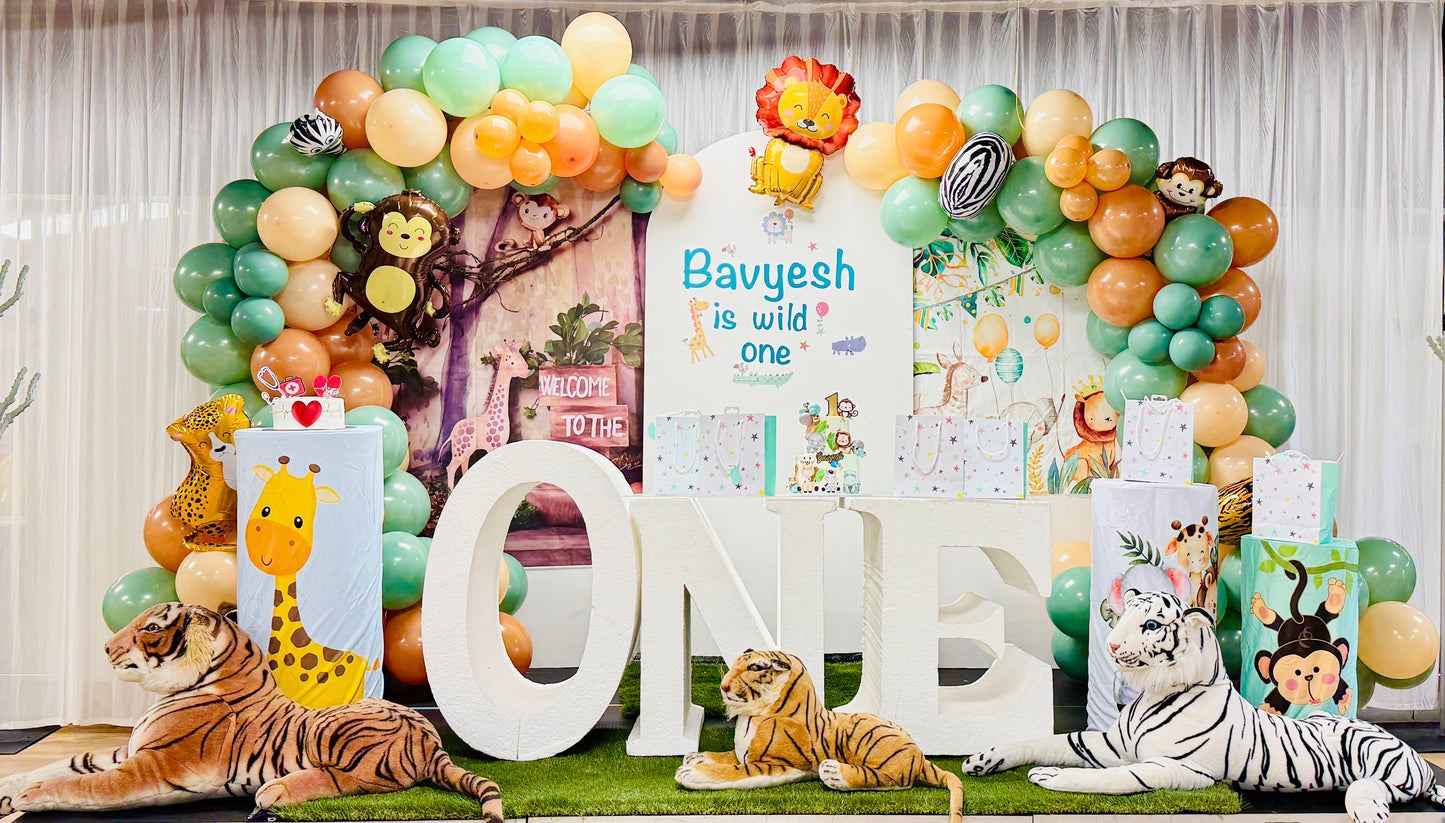 Ultimate Wild One birthday setup