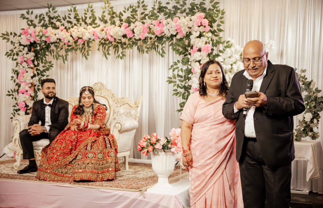 Indian Wedding Reception setup